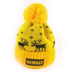 Czapka ocieplana żółta DeWALT