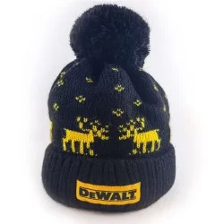 Czapka ocieplana czarna DeWALT