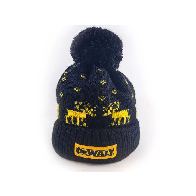 Czapka ocieplana czarna DeWALT