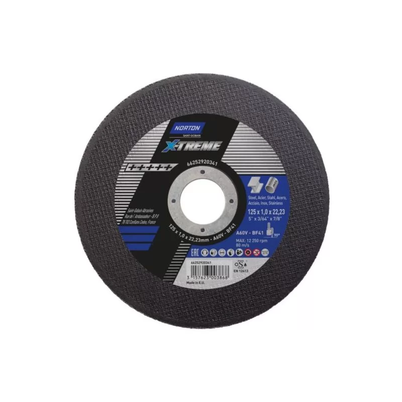 Tarcza do metalu Norton X-TREME 125 x 1,0 mm INOX 920341