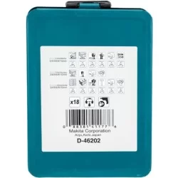 18 wierteł do stali betonu drewna Makita D-46202