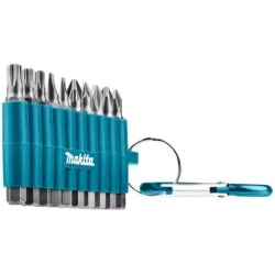 Zestaw 10 bitów z karabińczykiem Makita D-65028