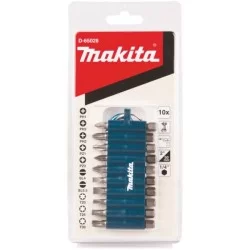 Zestaw 10 bitów z karabińczykiem Makita D-65028