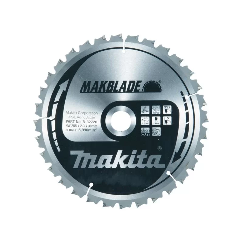 Piła tarczowa 255x32z x30 z widią Makita B-32720