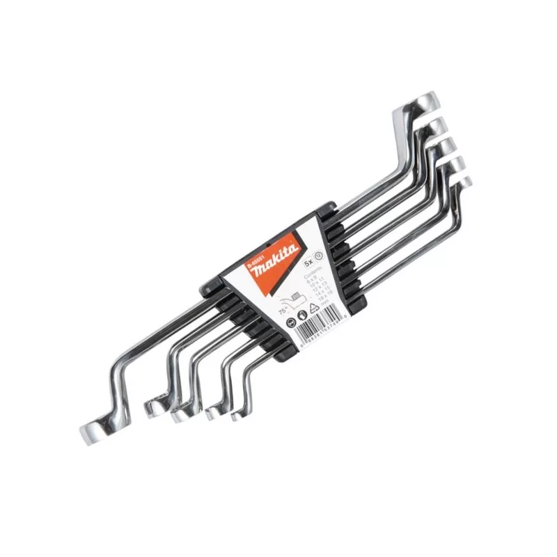 Zestaw Kluczy oczkowo odgiętych Makita B-65551, 5 szt. 75°