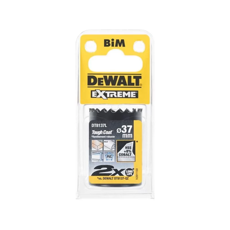 Otwornica bimetalowa DeWALT DT8137L HSS kobaltowa 37 mm