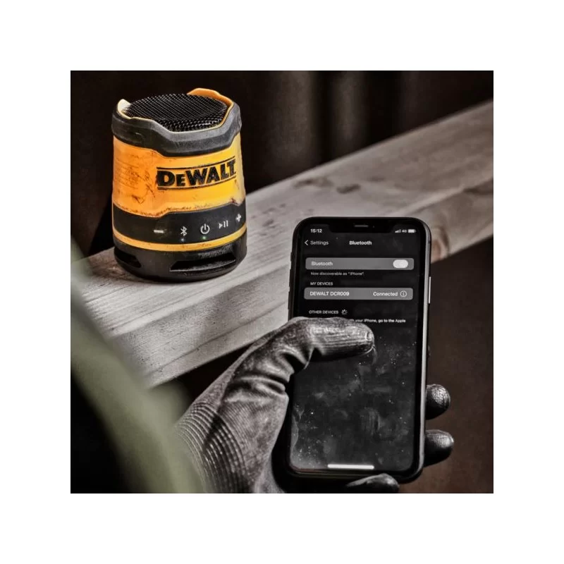 Głośnik budowlany Bluetooth IP67 5W DeWALT DCR009