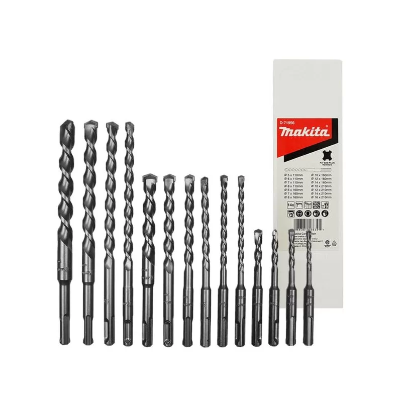 Młotowiertarka 18V SDS+ 1,9j 2x5Ah MAKITA DHR202RTE + akcesoria 15 części