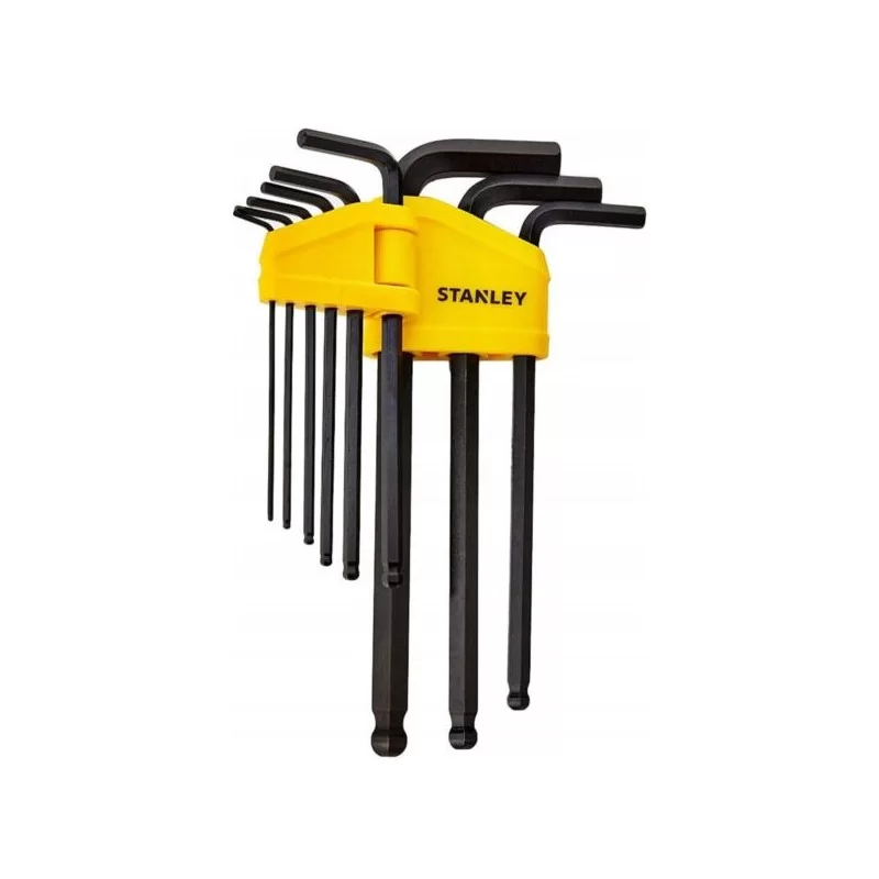 Zestaw kluczy imbusowych STANLEY 0-69-256 kuliste 1,5-10 mm 9 szt.