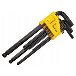 Zestaw kluczy imbusowych STANLEY 0-69-256 kuliste 1,5-10 mm 9 szt.