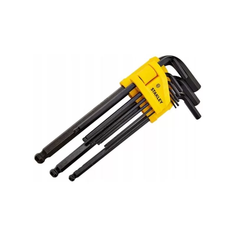 Zestaw kluczy imbusowych STANLEY 0-69-256 kuliste 1,5-10 mm 9 szt.