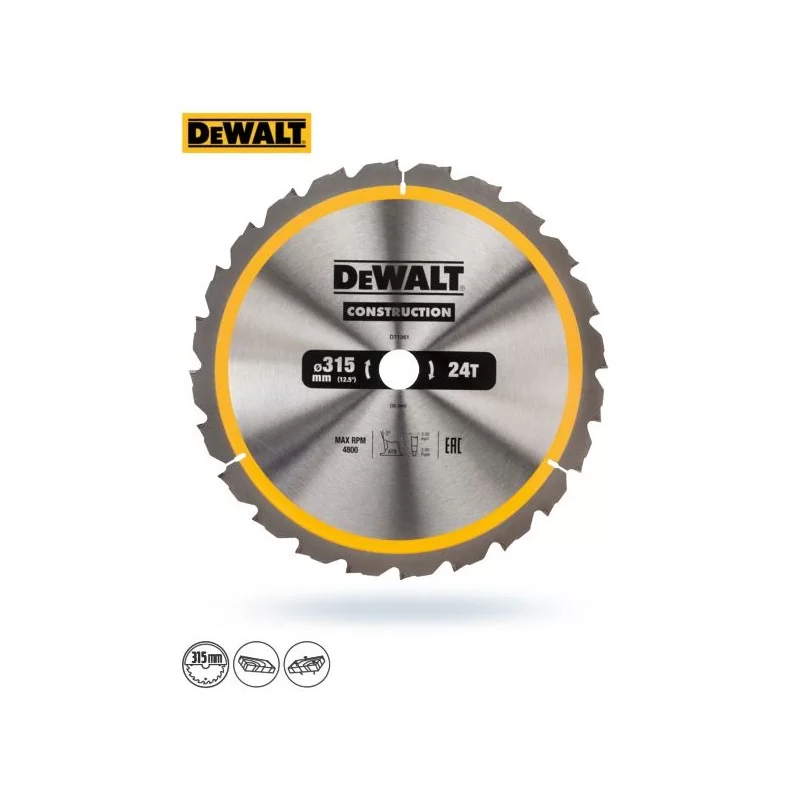 Piła tarczowa DEWALT DT1961 315x24zx30 z widią