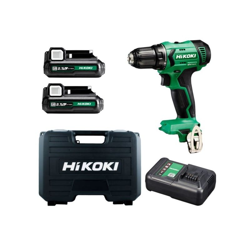 Akumulatorowa wkrętarka HiKOKI DS12DA WFZ Peak 12V 2x2,5Ah 38Nm 2 biegi walizka