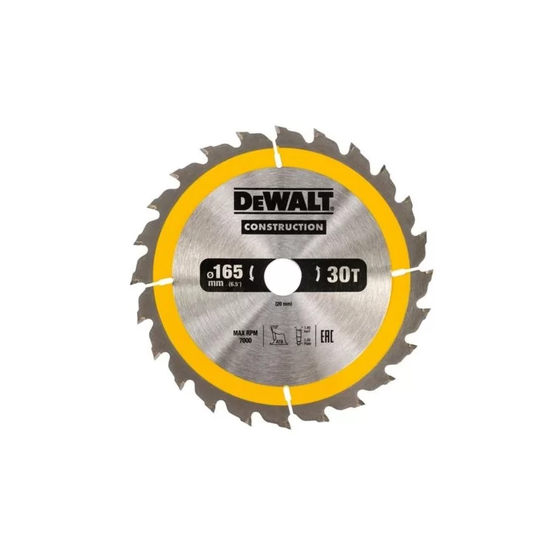 Piła tarczowa DEWALT DT1935 165x30zx20 z widią