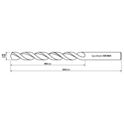 Wier.udar.SDS-MAX 19x340/200 XLR DEWALT