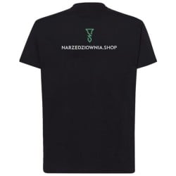 Koszulka T-shirt L czarna z logo DEWALT