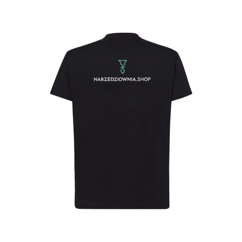 Koszulka T-shirt L czarna z logo DEWALT