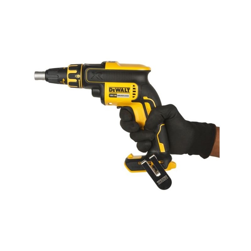 Akumulatorowa wkrętarka do płyt G-K DeWALT DCF620D1K XR 18V 1x2Ah BL 30Nm walizka z magazynkiem DCF6202