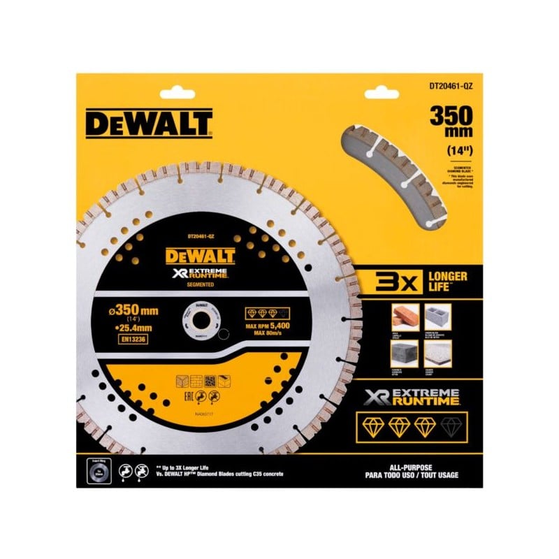 Tarcza diamentowa betonu 350x25,4mm DeWALT DT20461