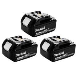 Zestaw COMBO Makita DLX2359TJ1: wkrętarka DHP484, klucz udarowy DTW300 + 3x5Ah, ładowarka + walizka + zestaw nasadek udarowych