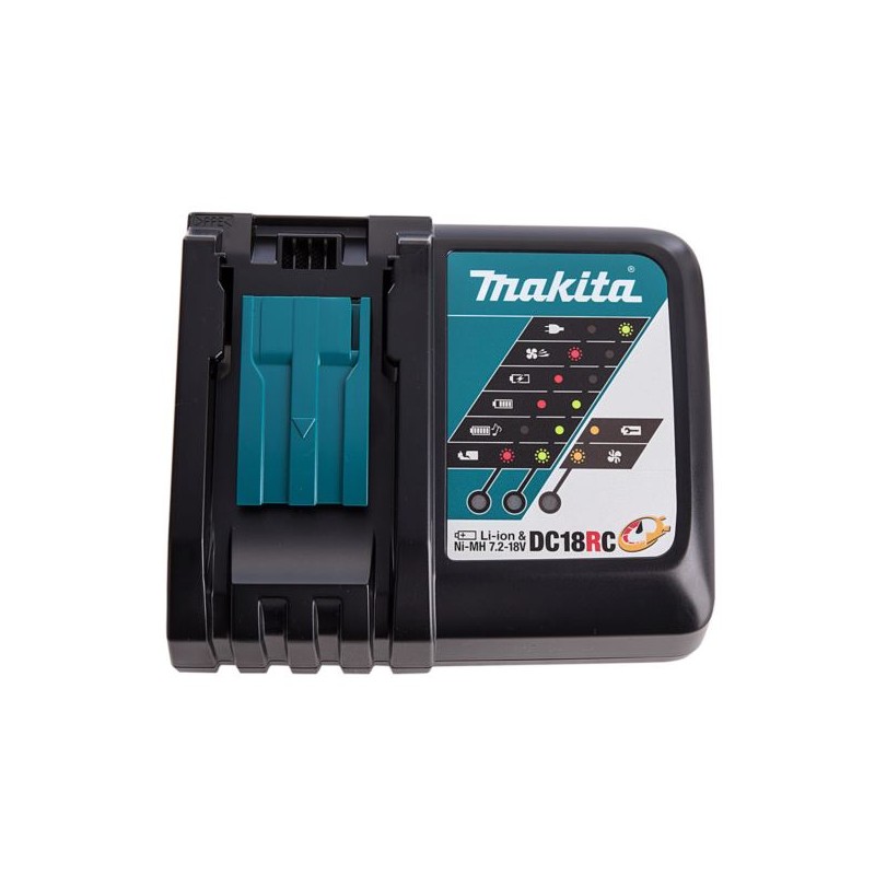 Zestaw COMBO Makita DLX2359TJ1: wkrętarka DHP484, klucz udarowy DTW300 + 3x5Ah, ładowarka + walizka + zestaw nasadek udarowych