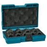 Zestaw COMBO Makita DLX2359TJ1: wkrętarka DHP484, klucz udarowy DTW300 + 3x5Ah, ładowarka + walizka + zestaw nasadek udarowych