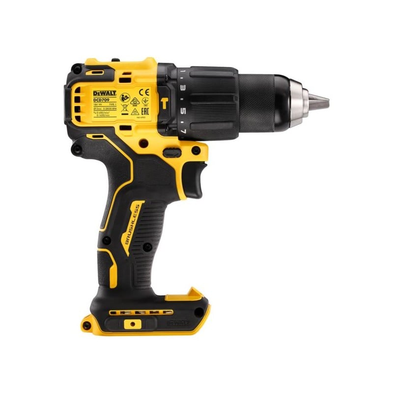 Wkrętarka udarowa DeWALT DCD709M1 XR 18V BL 1x4Ah 65Nm 2 biegi torba