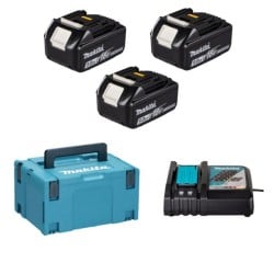 Zestaw COMBO Makita DLX3090TJ LXT 18V wkrętarka DDF484, zakrętarka DTD153, latarka DML801 + 3x5Ah walizka