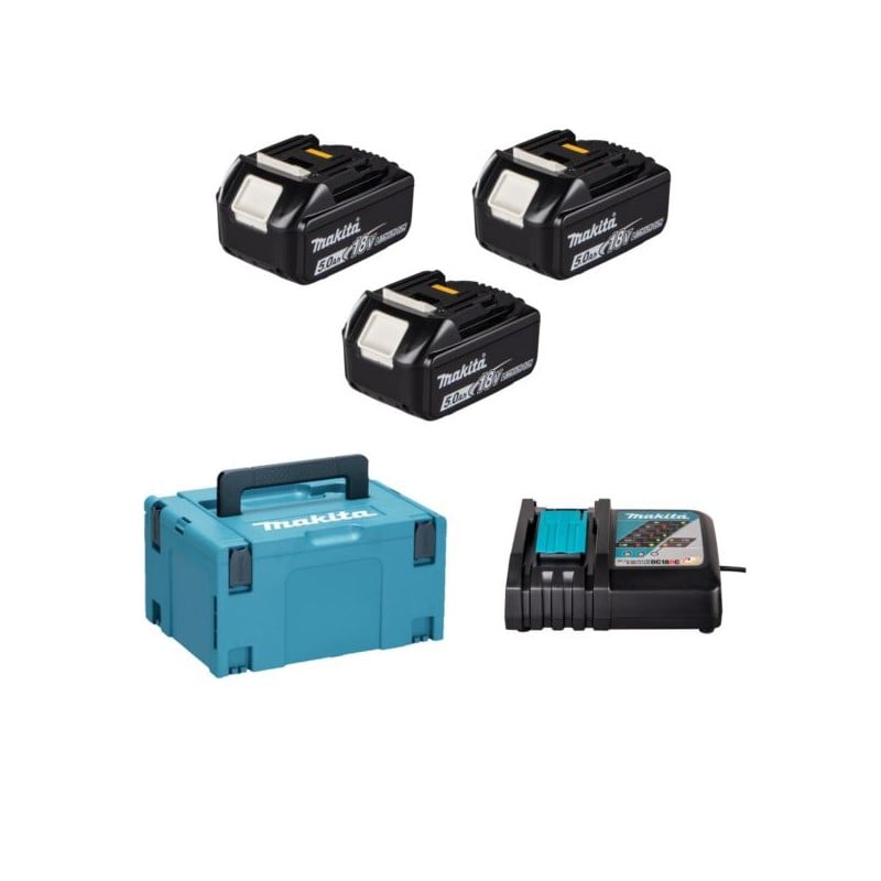 Zestaw COMBO Makita DLX3090TJ LXT 18V wkrętarka DDF484, zakrętarka DTD153, latarka DML801 + 3x5Ah walizka