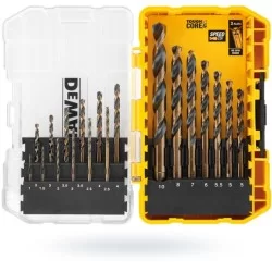Zestaw wierteł do metalu 19szt BLACK&GOLD DeWALT