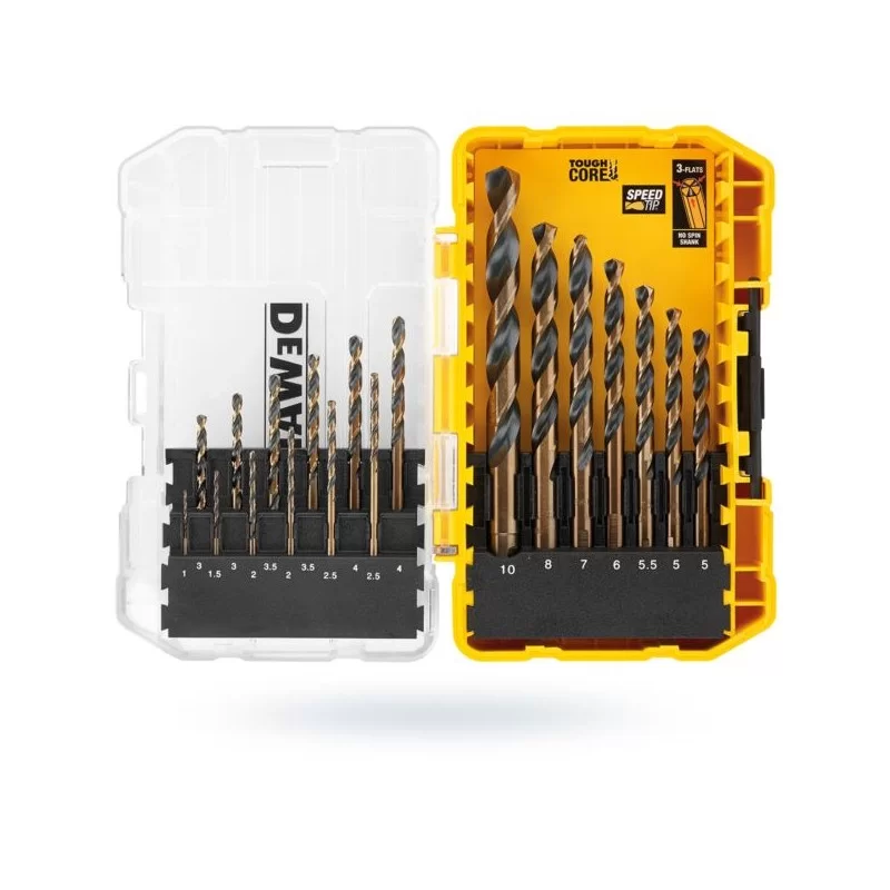 Zestaw wierteł do metalu 19szt BLACK&GOLD DeWALT