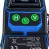 Laser krzyżowy GEKO G03307 zielony 40m 360° 4D 2x3,7V akcesoria torba