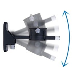 Laser krzyżowy GEKO G03307 zielony 40m 360° 4D 2x3,7V akcesoria torba