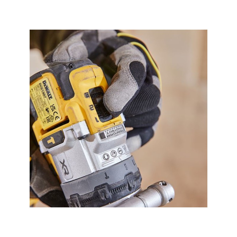 Wkrętarka udarowa DeWALT DCD1007N XR 18V BL 169Nm 3 biegi BODY