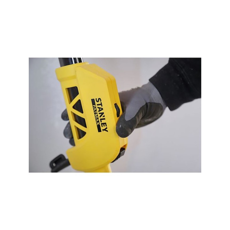 Szlifierka do gipsu ścian i sufitów Stanley FATMAX SFMEE500S 230V 750W 225mm zasięg 1,25-1,8m + zestaw 30 krążków z rzepem 225mm