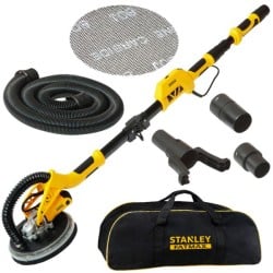 Zestaw szlifierka do gipsu Stanley FATMAX SFMEE500S 750W 225mm + odkurzacz Makita VC2512L 1000W klasa L 25l + 30 krążków 225mm