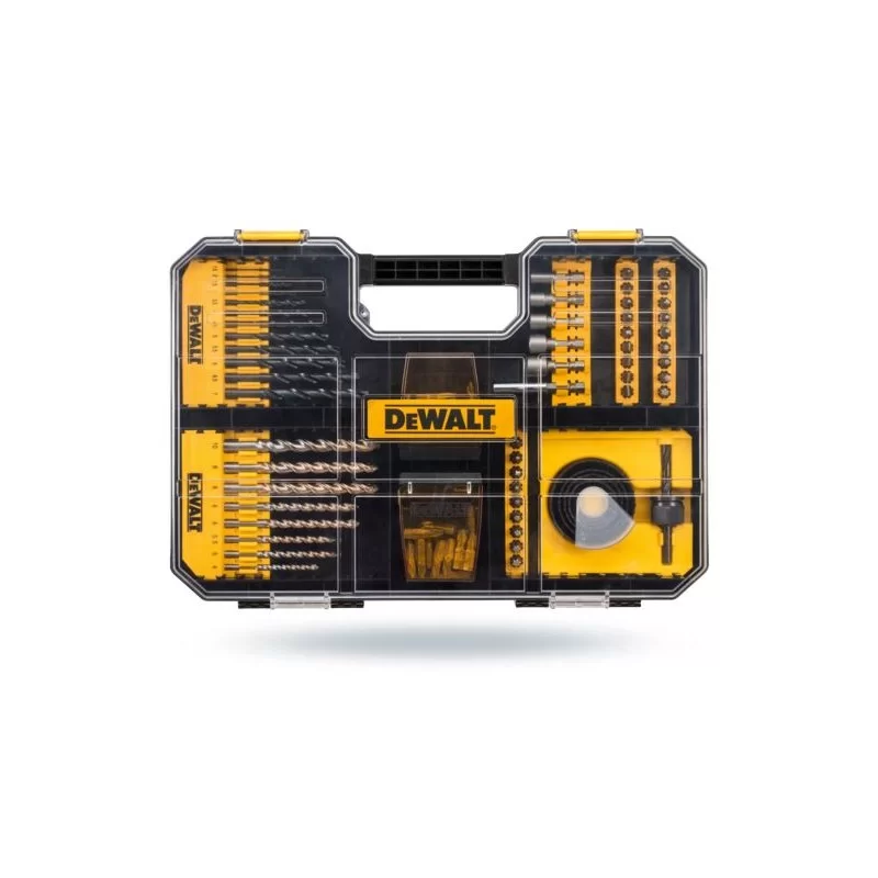 Zestaw 100 bitów wierteł i nasadek DEWALT DT71569