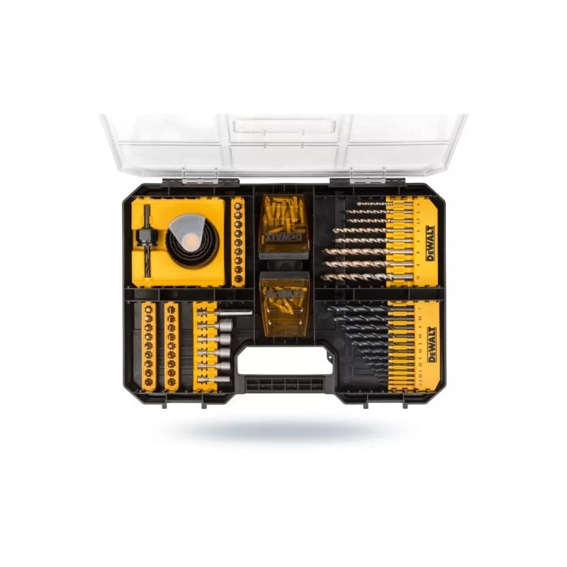 Zestaw 100 bitów wierteł i nasadek DEWALT DT71569