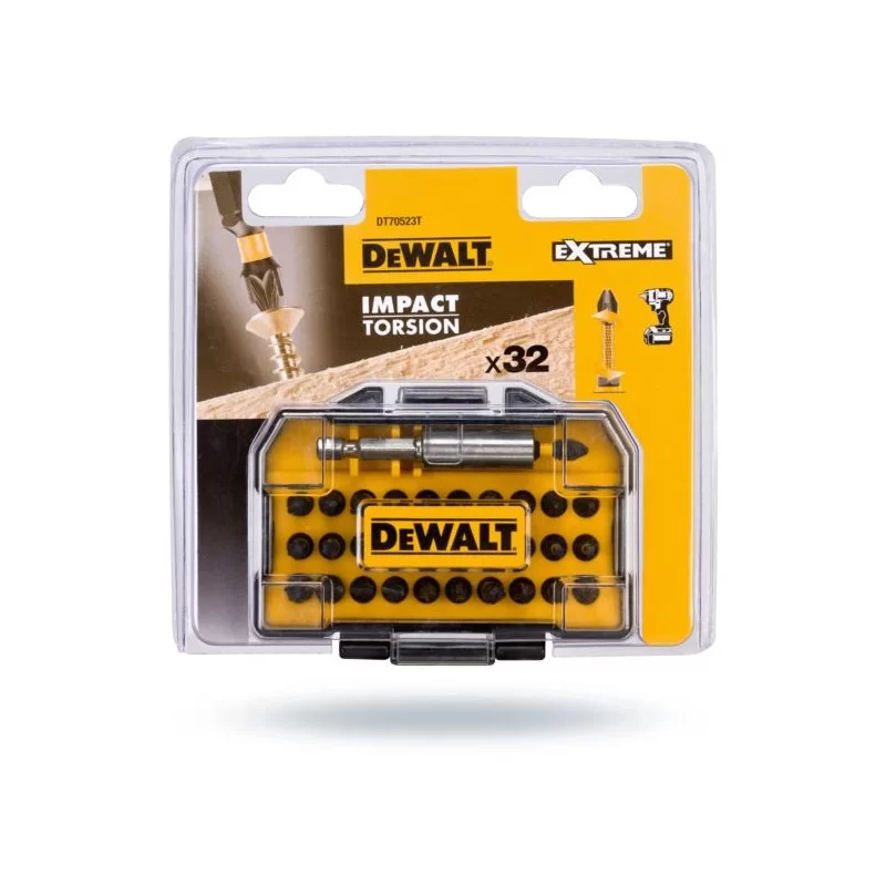 Zestaw 32 bitów udar TORSION DEWALT DT70523T-QZ