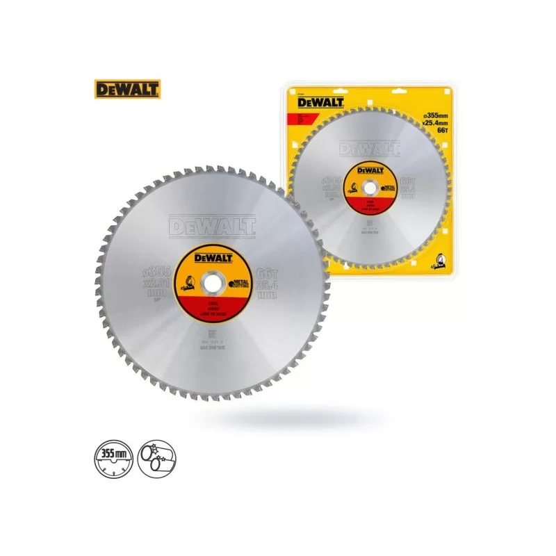 Tarcza 355x66T 25,4mm do metalu DEWALT DT1926