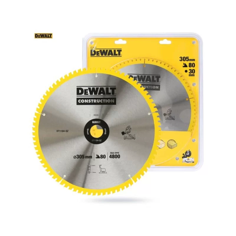 Piła tarczowa DEWALT DT1184 305x80zx30 z widią