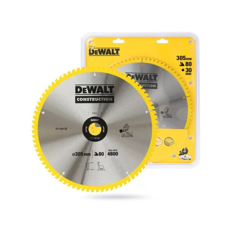 Piła tarczowa DEWALT DT1184 305x80zx30 z widią