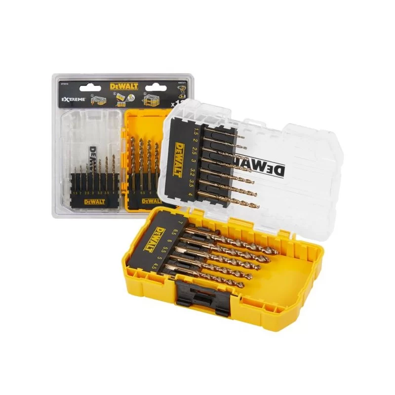 Zestaw wierteł do metalu 13szt EXTREME DeWALT
