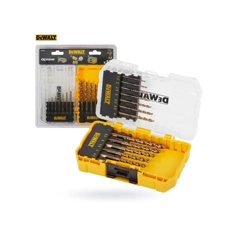Zestaw wierteł do metalu 13szt EXTREME DeWALT