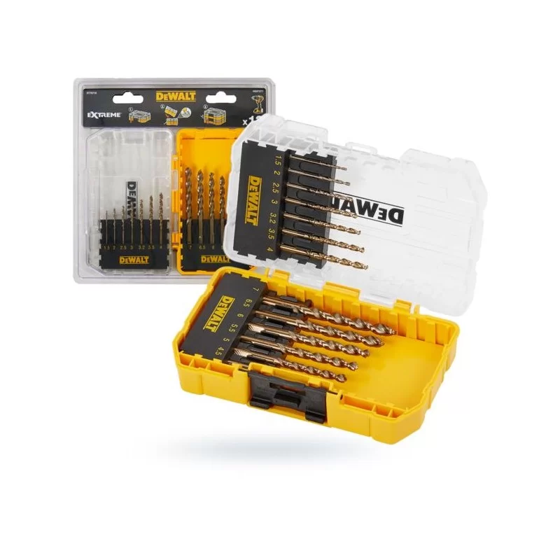 Zestaw wierteł do metalu 13szt EXTREME DeWALT