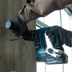 Akumulatorowa młotowiertarka Makita DHR171RAX3 SDS+ 1,2J BL LXT XPT 18V 2x2.0Ah, ładowarka walizka