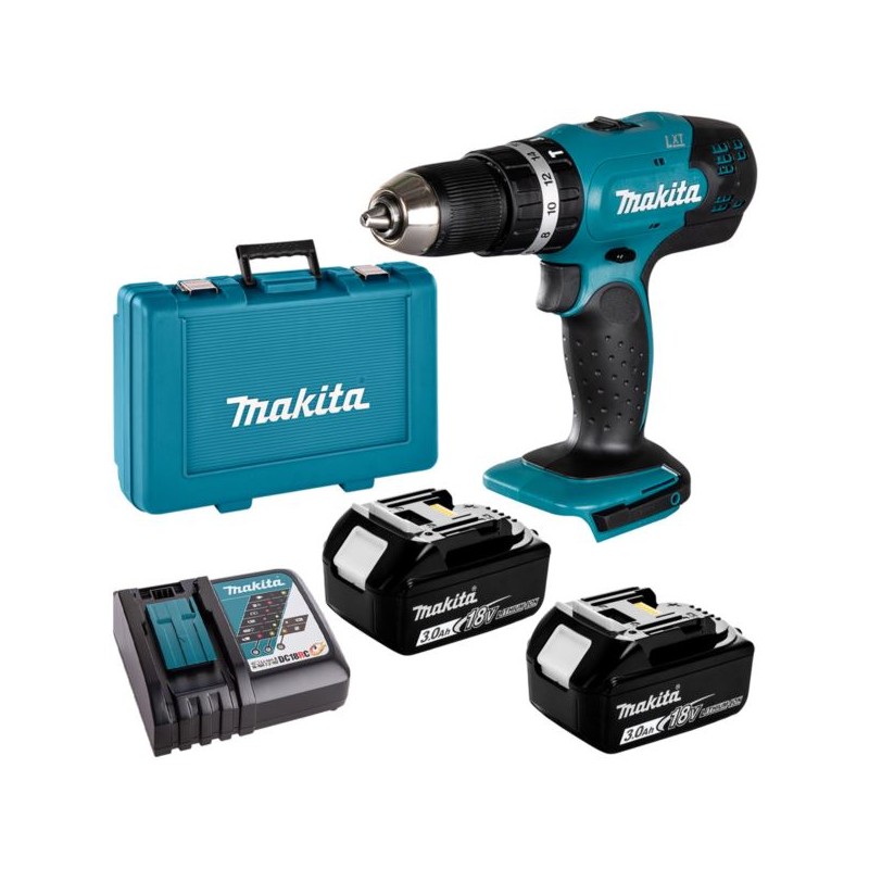 Wkrętarka udarowa 18V 42Nm 2x3Ah Makita DHP453RFE