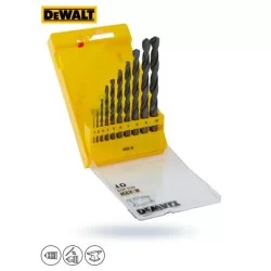 Zestaw 10 wierteł DEWALT DT5911 do metalu HSS-R