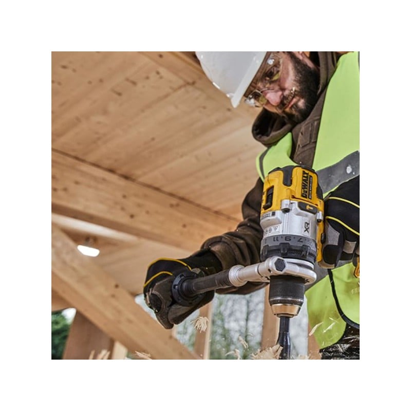 Wkrętarka udarowa DeWALT DCD1007H2T XR PowerStack 18V 2x5Ah BL 169Nm 3 biegi walizka