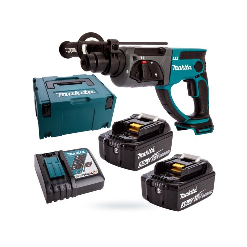 Młotowiertarka 18V SDS+ 2x3Ah MAKITA DHR202RFJ
